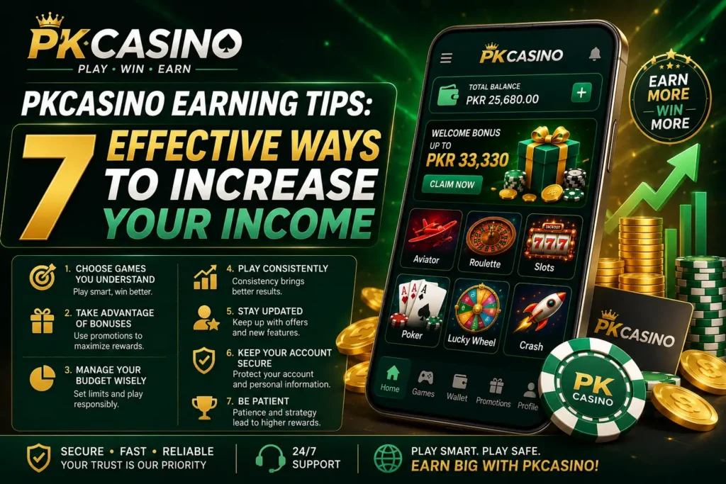 PK Casino Earning Tips
